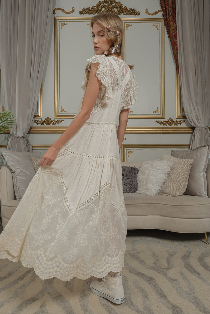 Sofia Linen Overall Dress
